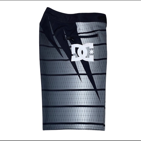 DC Board Shorts, Black and Grey - Picture 2 of 8